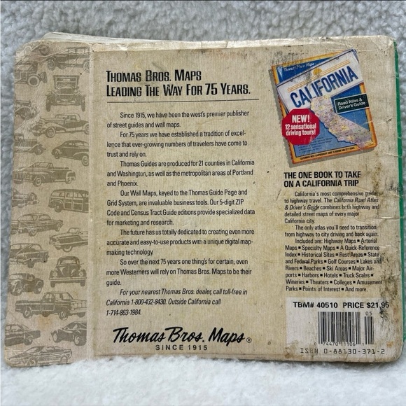 Thomas Guide 1990 San Bernardino Riverside Counties street directory book Cali - Picture 3 of 12